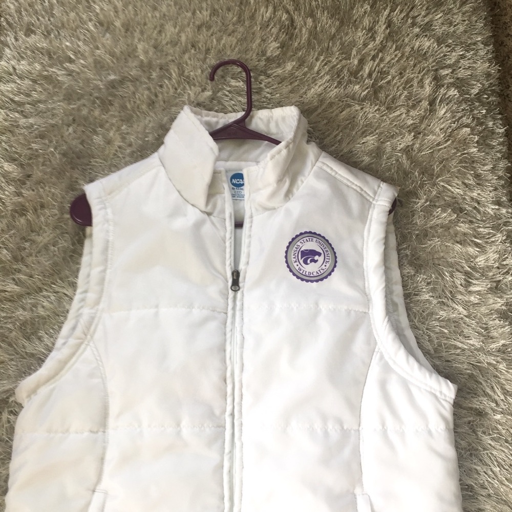 KSU Kansas State University Wildcats Vest Jacket L - Picture 2 of 6
